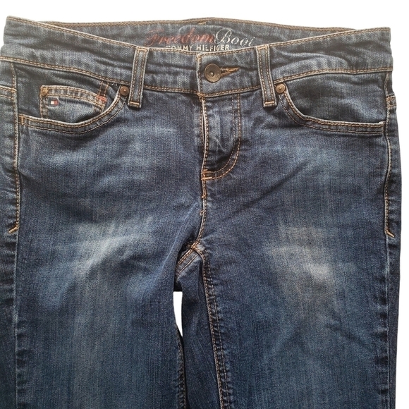 Tommy Hilfiger Vintage Sz 4L bootcut distressed leg hems X long | GUC - Picture 3 of 10